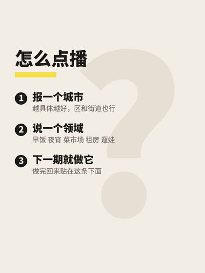 报你的城市|下一期的封面就做你家那个问题 第4张